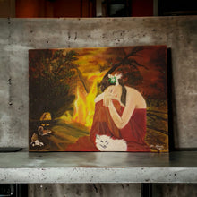 Load image into Gallery viewer, lonely woman painting