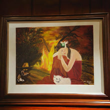 Load image into Gallery viewer, lonely woman painting
